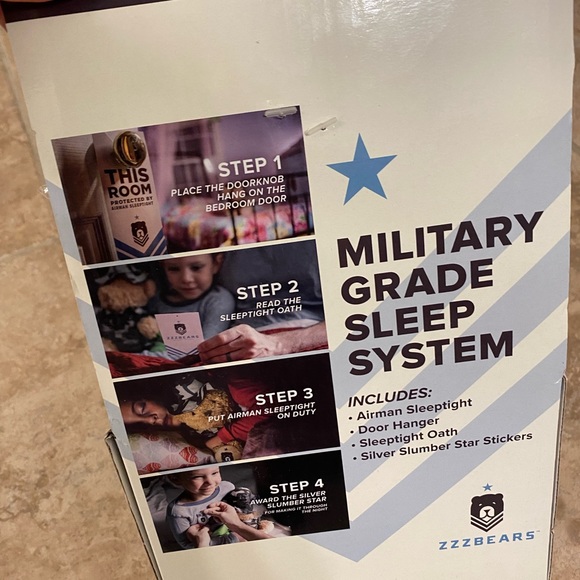 Airman Sleep Tight Teddy Bear with Storybook & Sleep System - NWT! - Picture 4 of 5